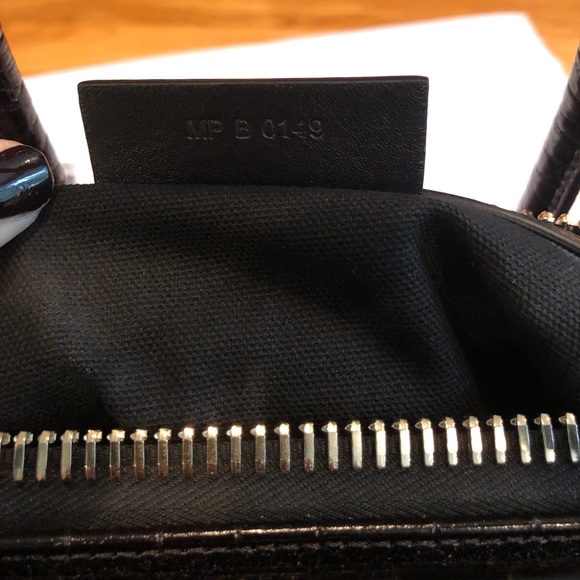 Givenchy Antigona Small Croc-Embossed Satchel Bag - Picture 10 of 11